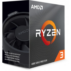 AMD Ryzen™ 3 4300G, Socket AM4, 3.8-4.0GHz (4C/8T), 2MB L2 +  4MB L3 Cache, Integrated Radeon Vega 6 Graphics, 7nm 65W, Unlocked, Box (with Wraith Stealth Cooler)